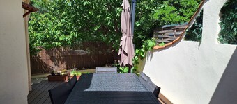 Nice 3 bedroom house near the port - parking/climate/terrace/playroom