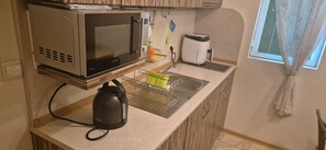 Microwave, oven, stovetop