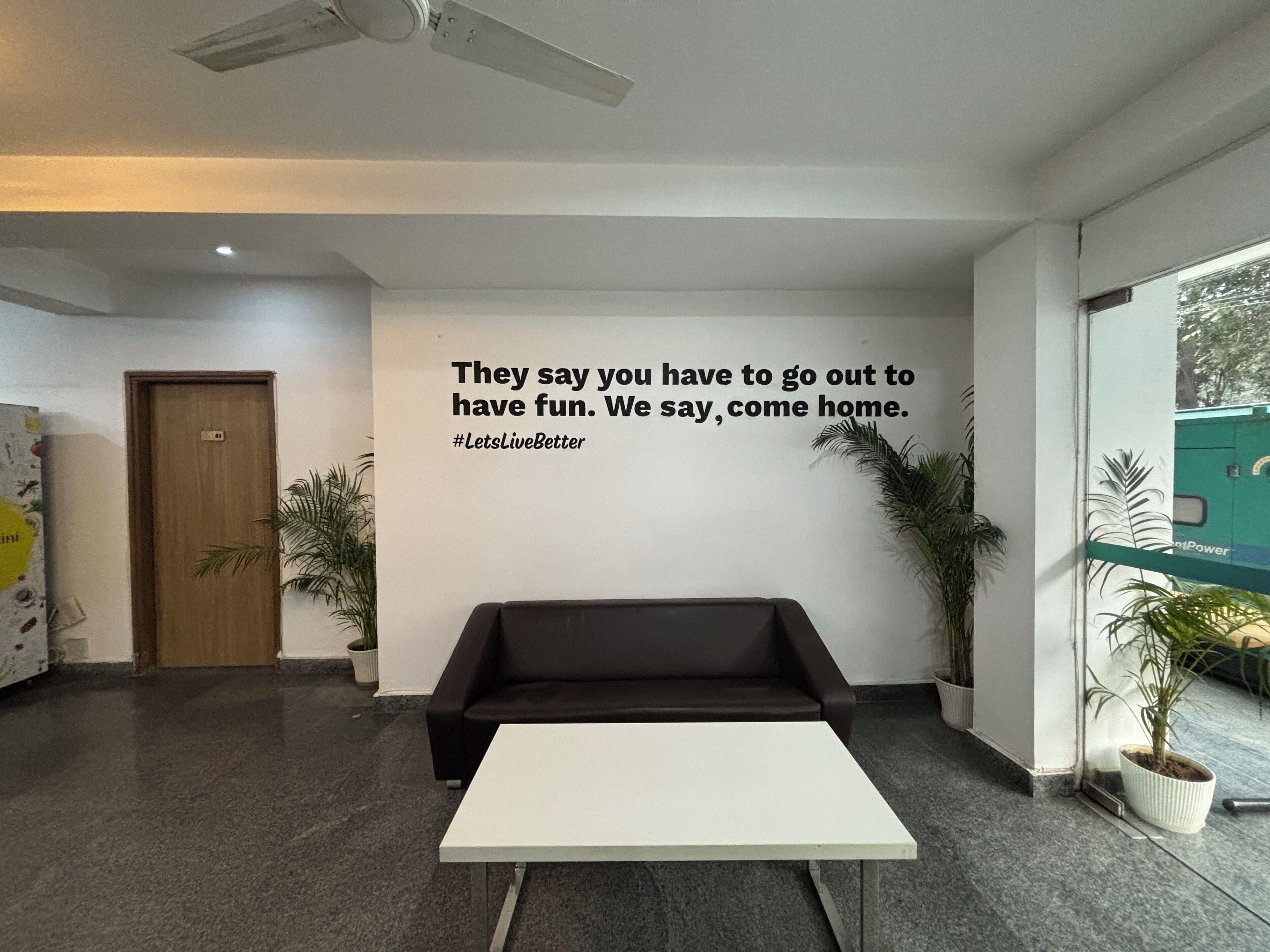 Sala de estar en el lobby