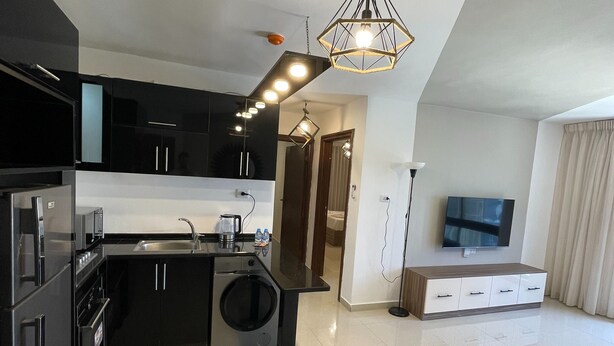 Appartement, 2 chambres, accessible aux personnes à mobilité réduite, fumeur | Cuisine privée