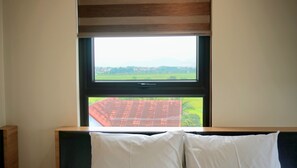 Deluxe-Vierbettzimmer, Balkon, Bergblick