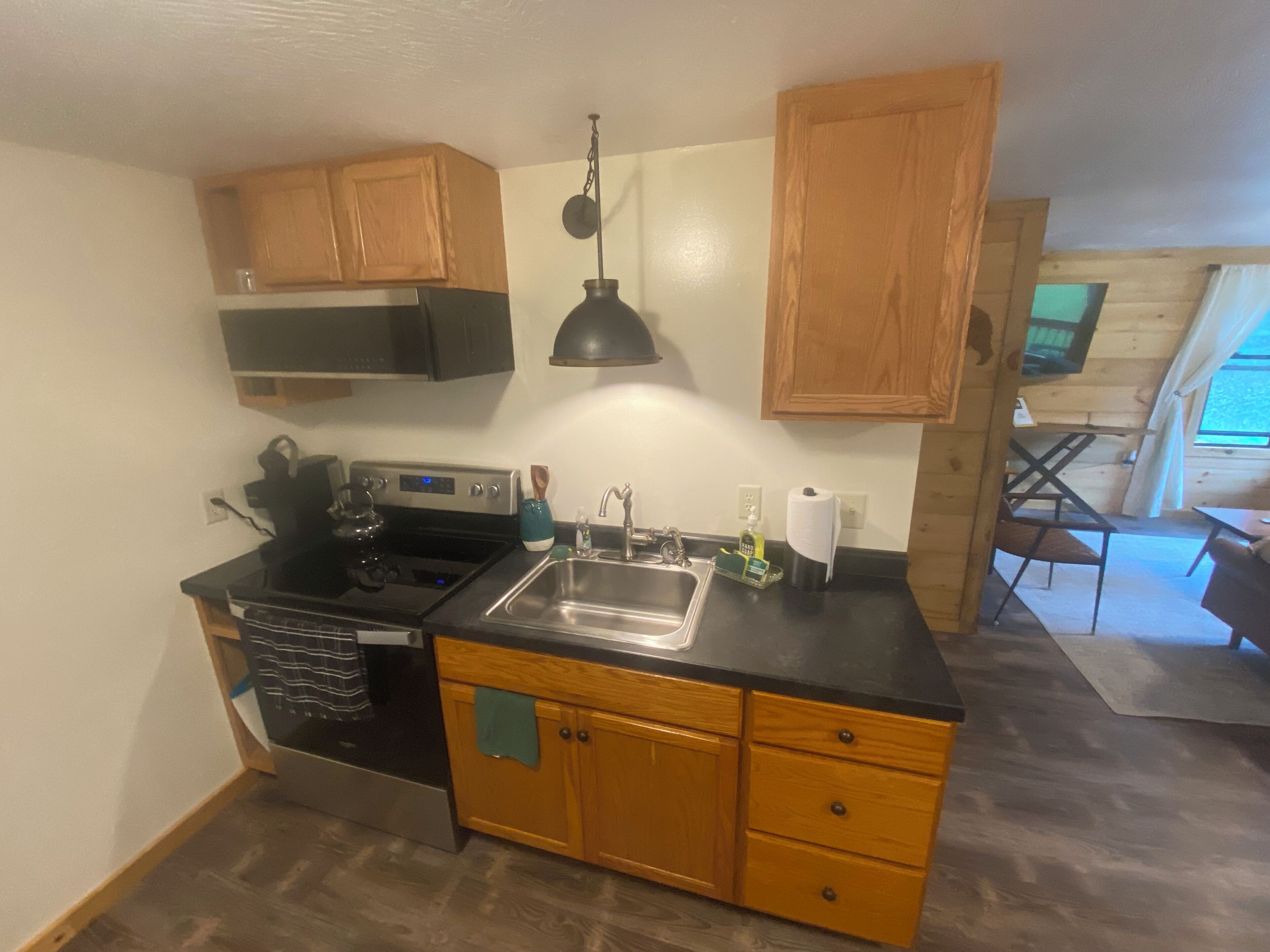 Microwave, oven, stovetop