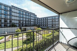 Deluxe Apartment, Balcony | Courtyard view