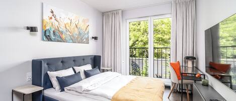 디럭스 아파트, 발코니 | 다리미/다리미판, 무료 WiFi