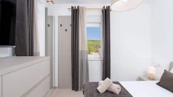 1 Schlafzimmer, Reisekinderbett, kostenloses WLAN, BettwÀsche