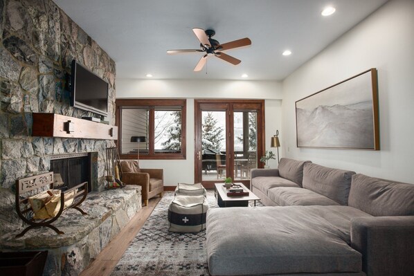 Condo, 2 Bedrooms | Living area | Smart TV - Trail's End Lodge at Deer Valley Resort - Two Bedroom Residence with Spa #403 2 Condo (Park City)