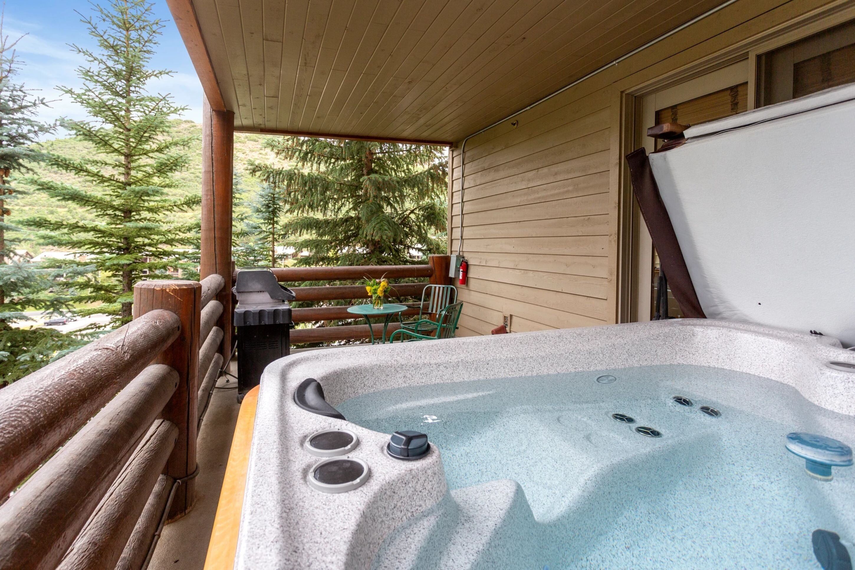 Kondominium, 1 kamar tidur | Bathtub spa outdoor