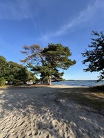 Utsikt mot havet/stranden