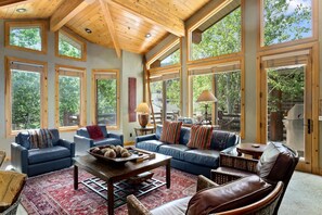 Condo, 4 Bedrooms | Living area | Smart TV - Trail's End Lodge at Deer Valley Resort - Four Bedroom Residence with Spa #12 4 Condo (Park City)