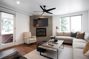 Condo, 1 Bedroom | Living area | Smart TV - Trail's End Lodge at Deer Valley Resort - One Bedroom Residence with Spa #105jan 1 Condo (Park City)