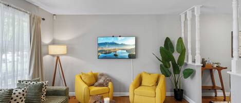 Smart TV, video games, foosball