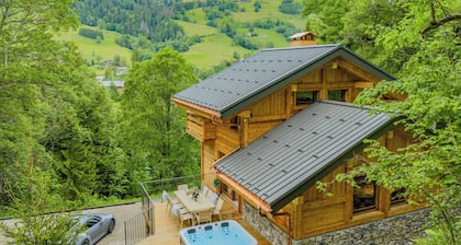 Luxurious Chalet with Sauna & Jacuzzi in Megeve with Parking