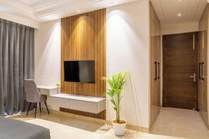 Estudio, vistas a la ciudad | Zona de estar