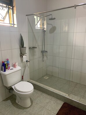 Towels, soap, toilet paper