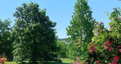 Maison, piscine privĂ©e au cĆur des chĂȘnes. IDĂALE Ă partager en famille ou amis