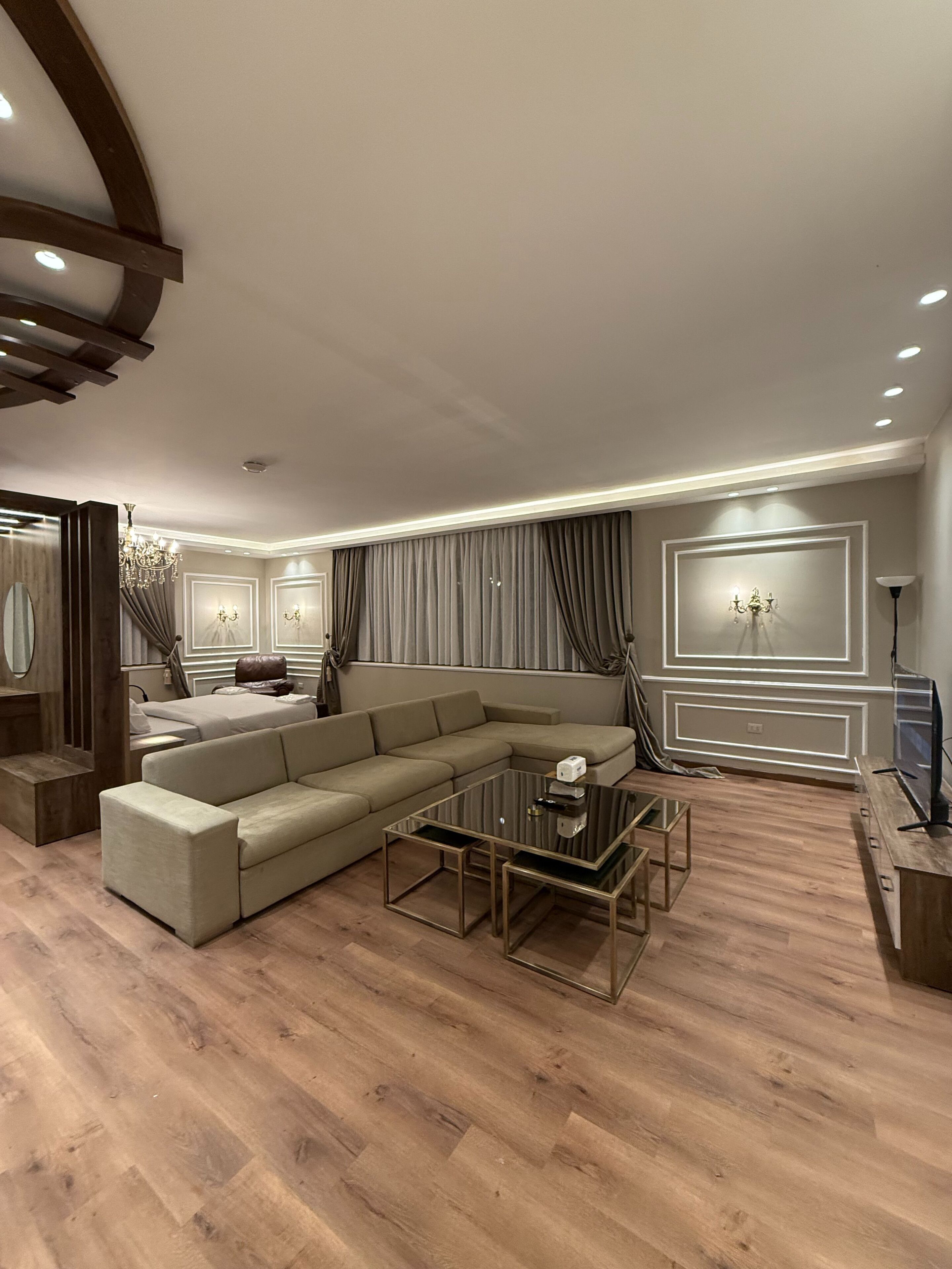 Apartment, 1 Bedroom, Accessible, Smoking | Living area