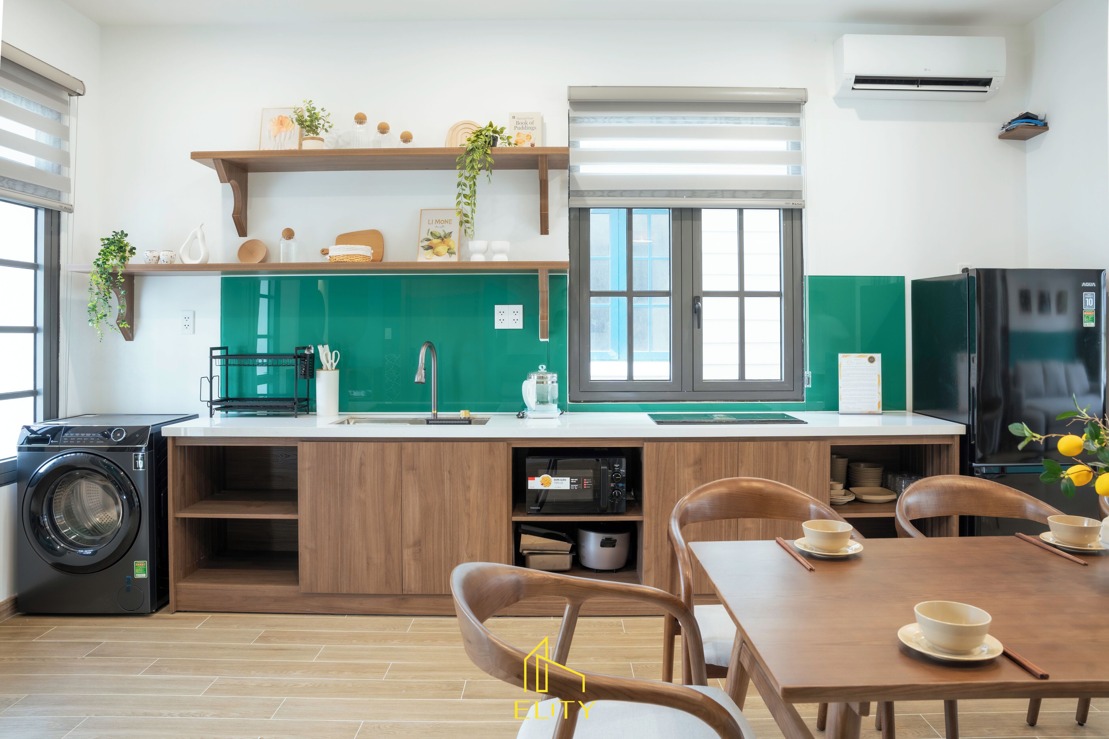 Biệt thự Executive, quang cảnh vườn | Bếp riêng | Tủ lạnh, lò nướng, nồi cơm, dụng cụ nấu nướng/bát dĩa/dao nĩa 