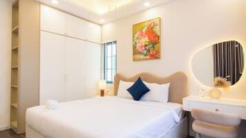 Junior-villa - udsigt til have | Individuel indretning, skrivebord, lydisolering, gratis Wi-Fi