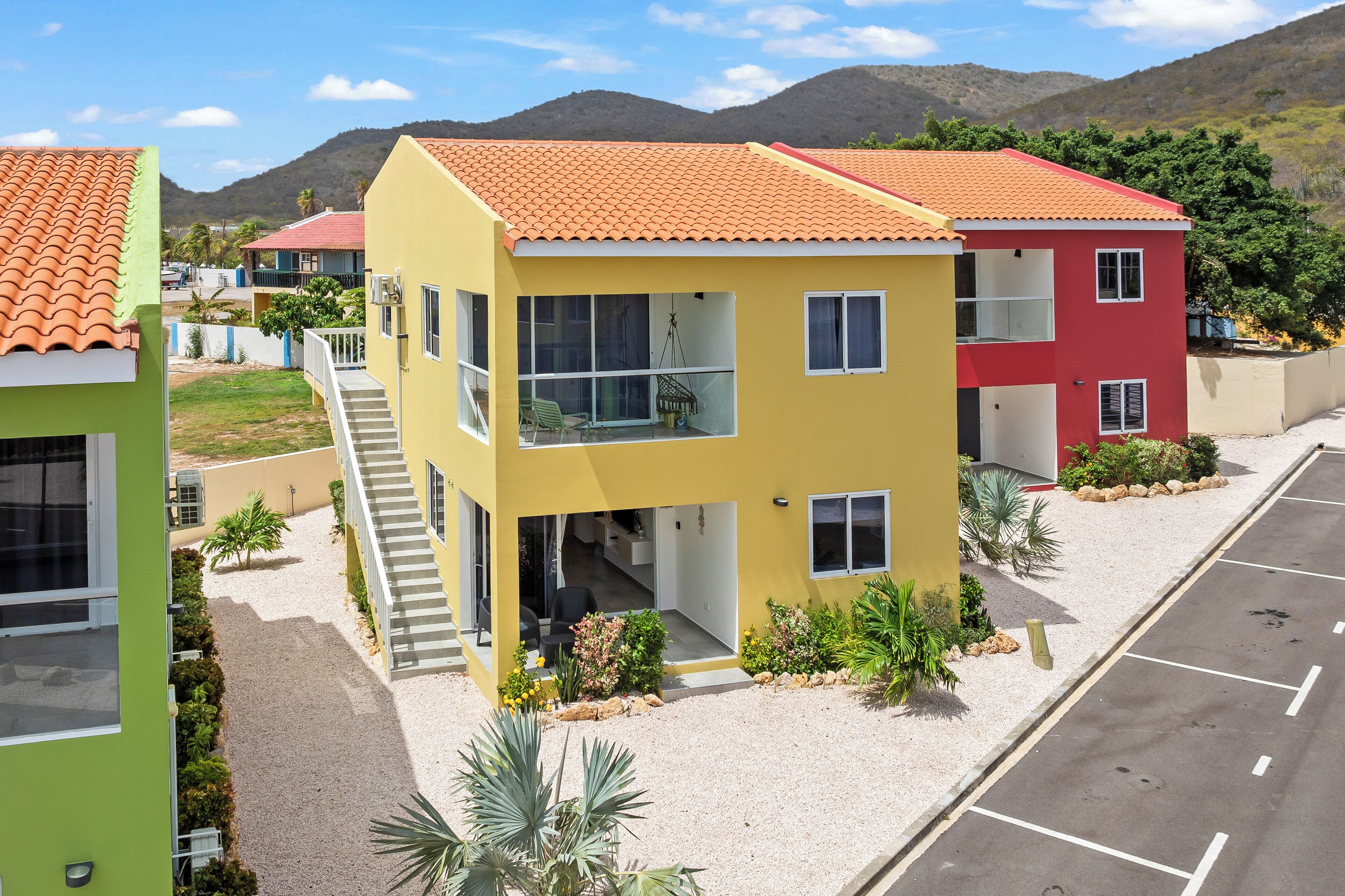 Façade de l’hébergement