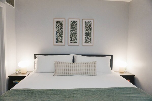 1 habitación, wifi y ropa de cama