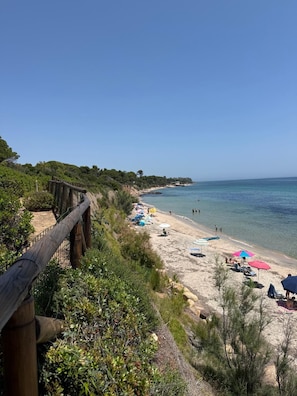 Sun loungers, beach towels