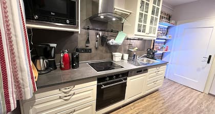 Vacation apartment 90 m², 2 bedrooms (6 beds in total), 1 living room near Vilstalradweg