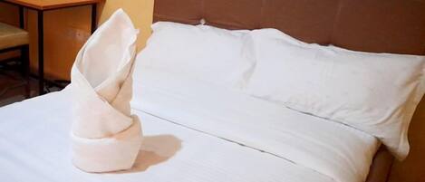 Free WiFi, bed sheets