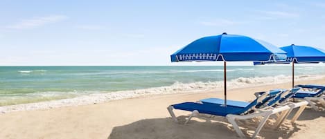 On the beach