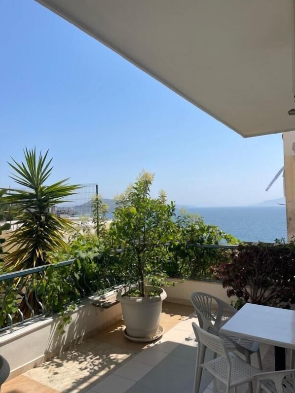 Vue sur la plage/l’océan