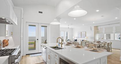 High-End Beachfront Home w/ Private Pool & Big Water Views!