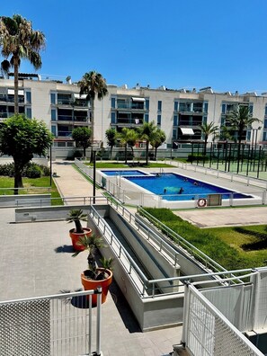Apartment, 2 Bedrooms, Terrace, Pool View | Pool