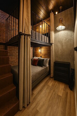 1 bedroom, iron/ironing board, travel crib, WiFi