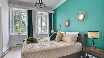 2 bedrooms, iron/ironing board, travel crib, WiFi