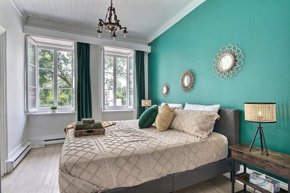 2 bedrooms, iron/ironing board, travel crib, WiFi