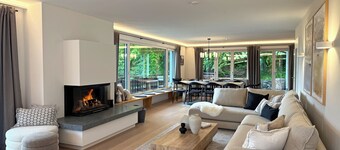 Vacation home Allgäu: eat-in kitchen, fireplace, 4 bedrooms, 3 bathrooms, terrace & hot tub