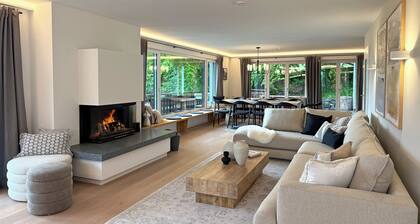Ferienhaus Allgäu: Wohnküche, Kamin, 4 Schlafzimmer, 3 Bäder, Terrasse & HotTub
