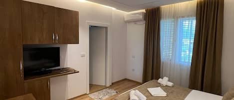 1 室のベッドルーム、WiFi、ベッドシーツ