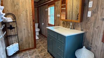 Towels, soap, toilet paper