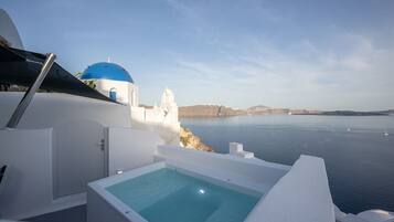 Biệt thự Elite, 2 phòng ngủ, bồn tắm nước nóng, quang cảnh biển | Hiên