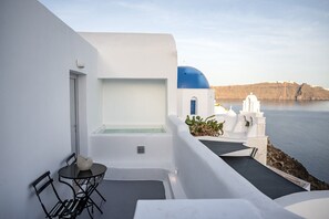 Suite Superior, hot tub, pemandangan laut | Teras/patio