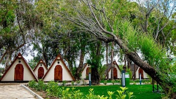 Vista frontal de la propiedad