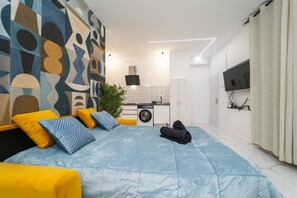 1 chambre, fer et planche à repasser, Wi-Fi gratuit, draps fournis