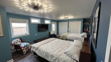 2 dormitorios, tabla de planchar con plancha, wifi y ropa de cama