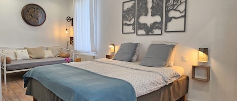 1 bedroom, in-room safe, desk, iron/ironing board