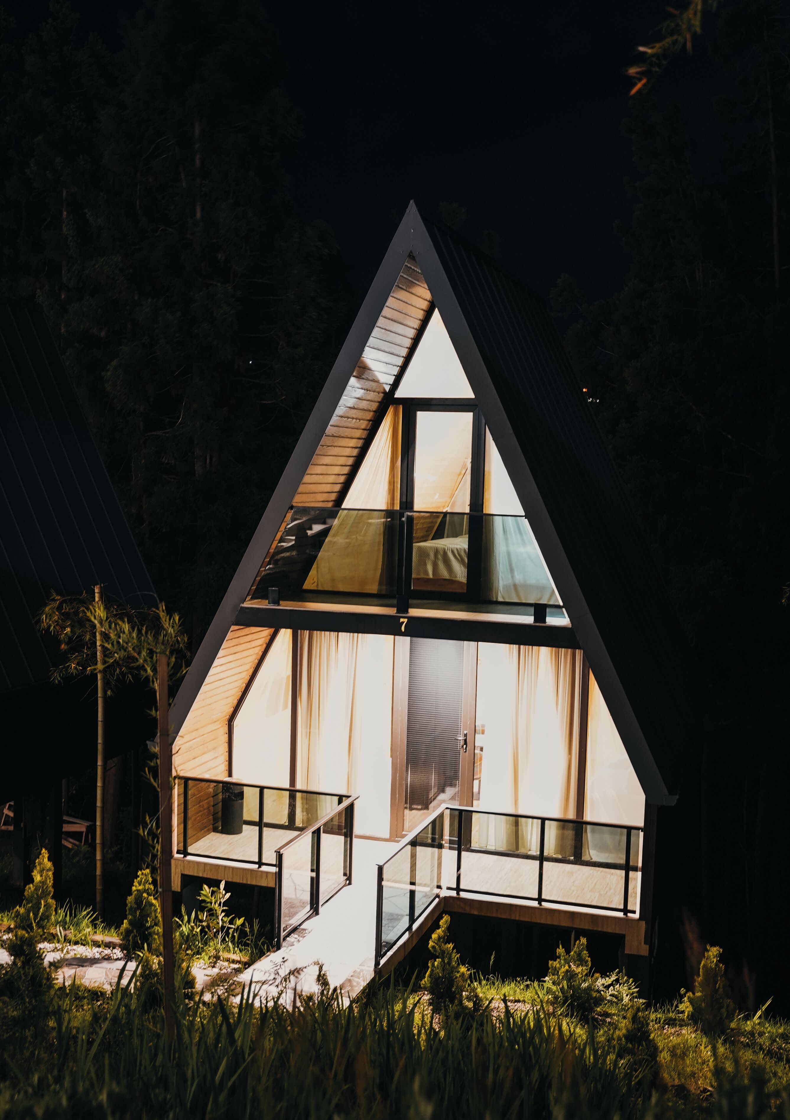 Front of property – evening/night