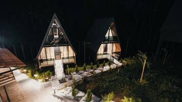 Front of property – evening/night