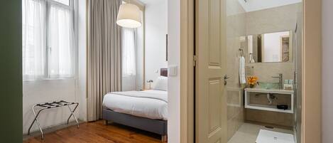 1 غرفة نوم وخدمة الإنترنت وملاءات أسرّة