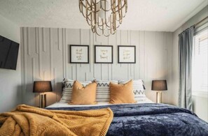 2 chambres, fer et planche à repasser, Wi-Fi gratuit, draps fournis