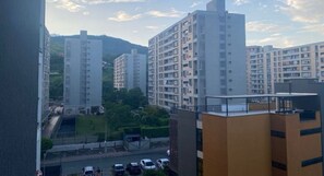 Blick von der Unterkunft