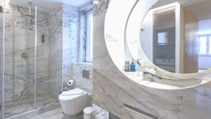 Hair dryer, towels